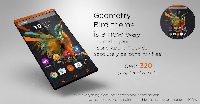 Geometry Bird Theme Screen 1