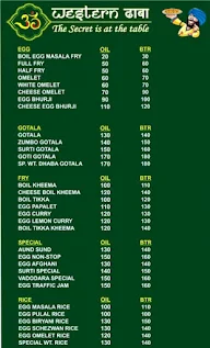 Western Dhaba menu 5