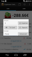 Expenses Control Screenshot