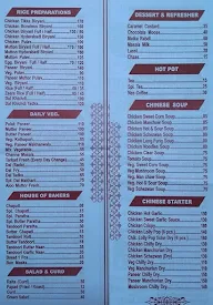 Voice Of India Restaurant menu 3