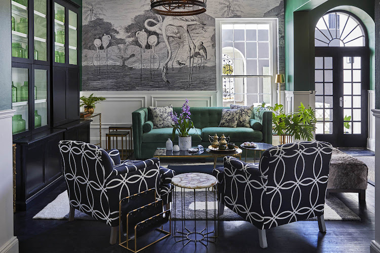 Cape Cadogan Boutique Hotel's welcome lounge.