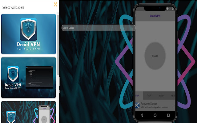 Droid VPN For PC, Windows & Mac - New Tab BG