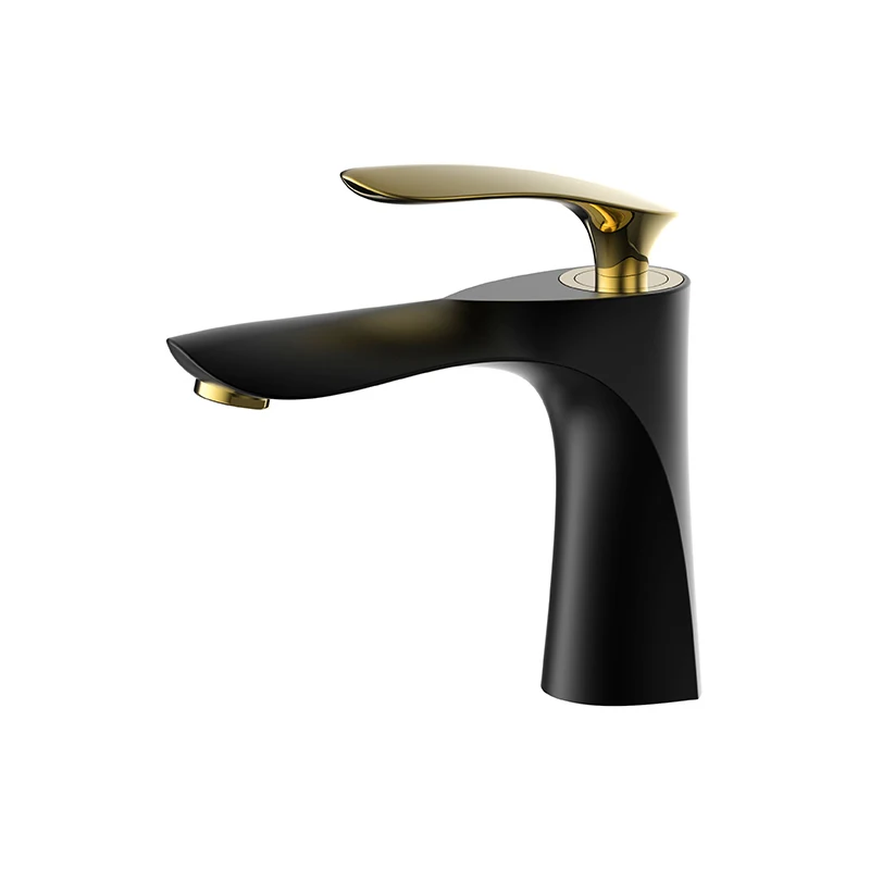 Rubinetto per lavabo bagno tutto in rame, design elegante. Miscelatore acqua calda e fredda, resistente e durevole. Perfetto per il tuo bagno, installazione facile.