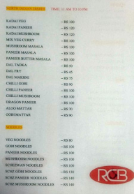 Raaman Coffee Bar menu 1