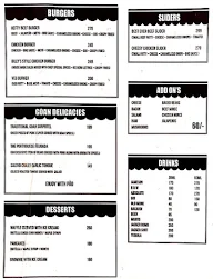 Billy's Cafe Bar menu 2