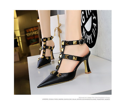 Title 5, Womens Vintage Summer Studded Roman Style High...