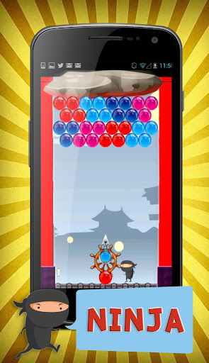 Ninja Bubble Shooter Crush