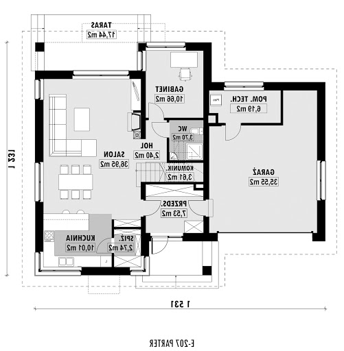 E-207 - Rzut parteru