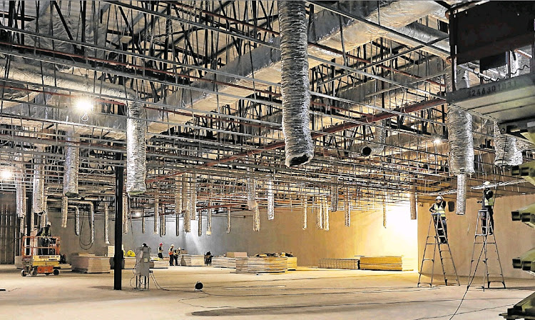 The massive 2000m² space which will house an international fashion retailer is under construction at Vincent Park shopping centre and will open on August 25.