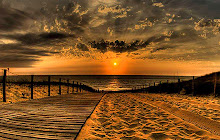 Beach Sunset HD Wallpaper New Tab small promo image