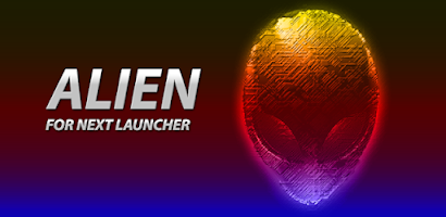 Alien 3D theme for Next Launch Screenshot