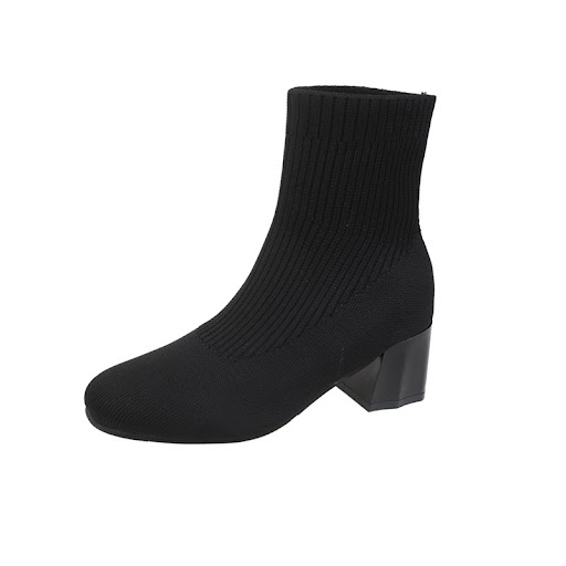 Title 8, Womens round toe boots with thick heel and fly...