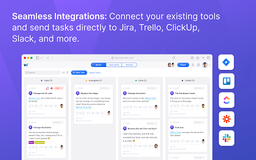 Webvizio: Website Feedback and Bug Reporting Tool screenshot 5