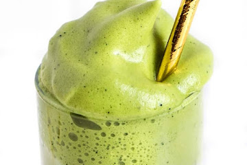 Dalgona Whipped Matcha