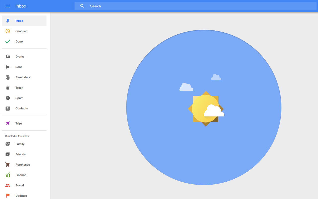 Google Inbox Nav White Preview image 3