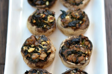 Healthy Stuffed Mushrooms