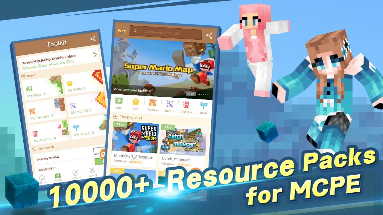 MCPE Master - Mod,Map,Skin – Applications Android sur 