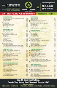 Spring Onion menu 2