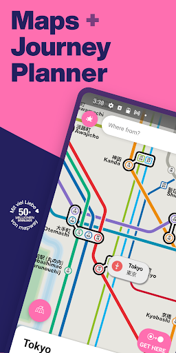 Screenshot Tokyo Metro Subway Map & Route