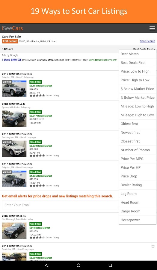 Used Car Search Pro Android Apps on Google Play