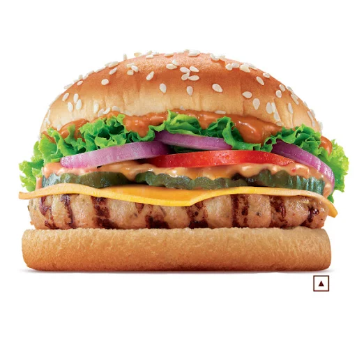 Whopper Jr Chicken With Cheese Slice