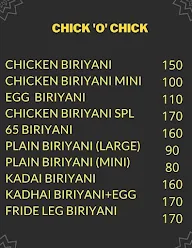 Mubarak Chicken Chick menu 2