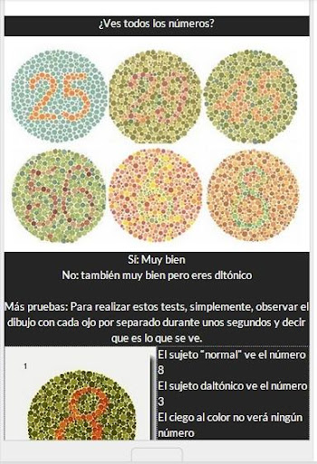 Test Daltonismo Ishihara