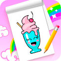 How to draw cute food