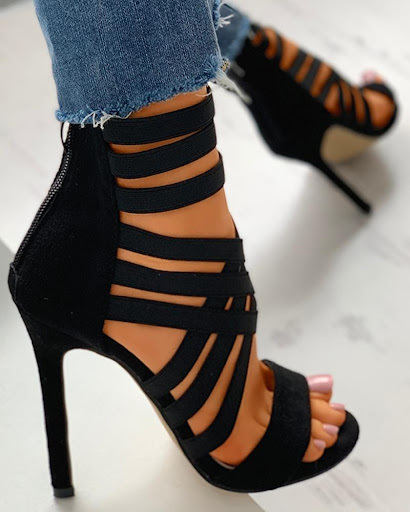 Title 7, Explosive Elastic Band Rome Sexy Sandals High H...