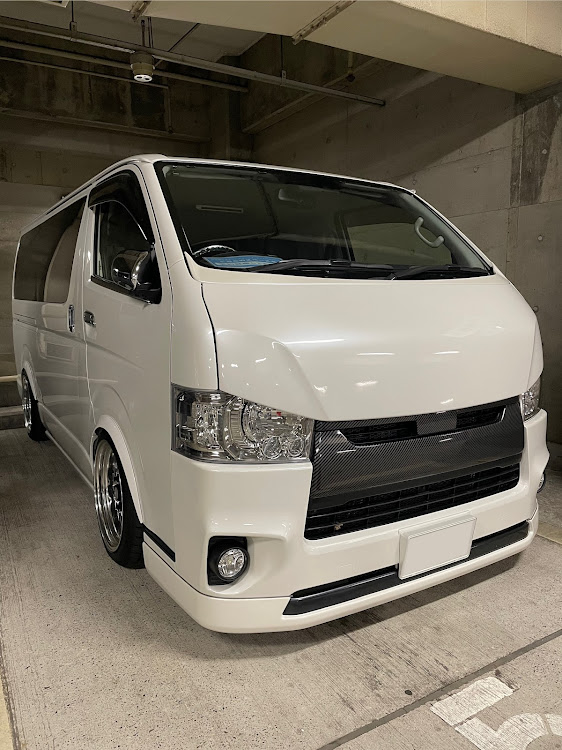 ハイエースバンの全国商用貨物車保存組合・BEECAS・関東オフ会・渋谷スカイ・4インチダウンに関するカスタム事例の投稿画像2枚目