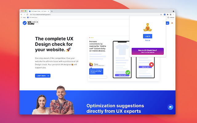 UX Check Guru - Leave feeback on any website chrome extension