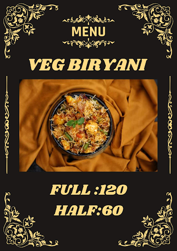 Pandit Ji Veg Biryani menu 