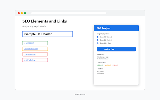 SEO Elements & Links screenshot 1