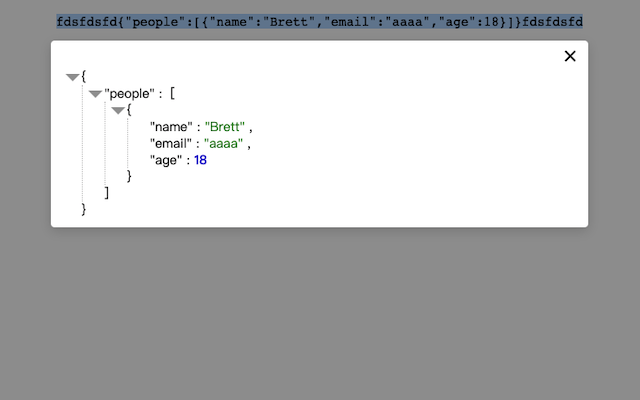 JSON Formatter In Modal Preview image 4