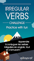 Irregular Verbs Challenge Screenshot