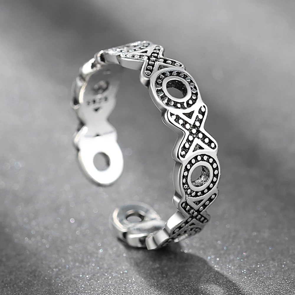 Title 2, Bague argent antique pour femme, mignonne. Lac...