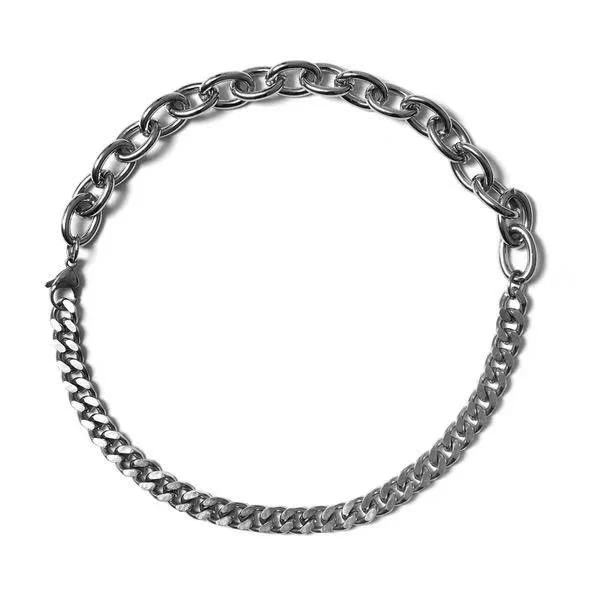 Couple titanium steel necklace