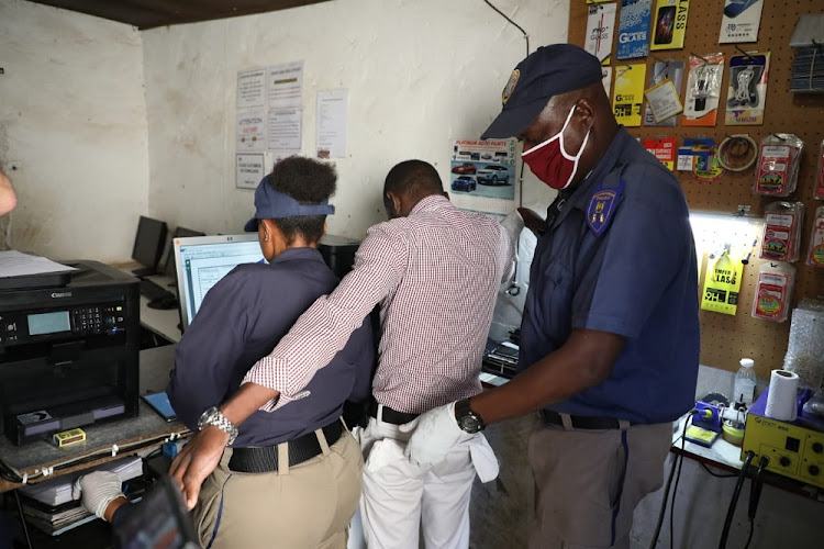 A man was arrested in Protea Glen for fraudulently producing informal trading and movement permits.