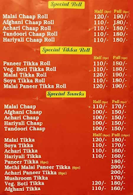 Suresh Yadav Naan And Chaap menu 1