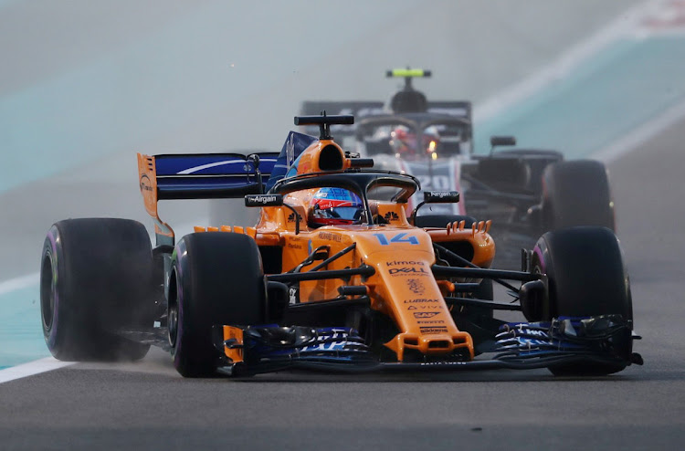 FILE PHOTO: McLaren's Fernando Alonso at the Abu Dhabi Grand Prix on November 25, 2018. Picture: REUTERS