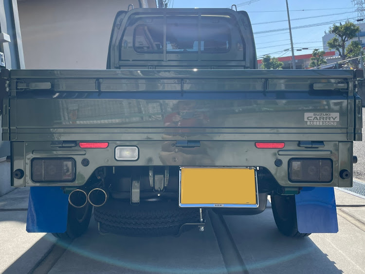 軽トラック泥よけ レーザーポインター