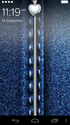 Jeans Zipper Lockscreen