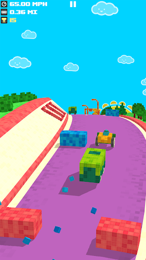 Screenshot Out of Brakes - Blocky Racer