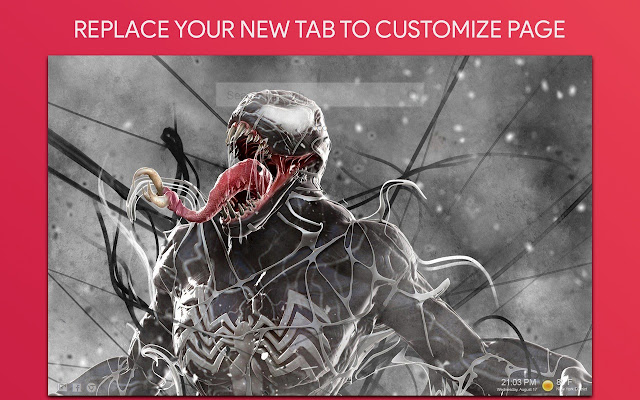 Venom Wallpaper HD Custom New Tab