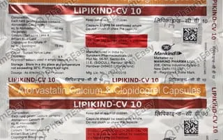 Lipikind-CV 10 Capsule 10's