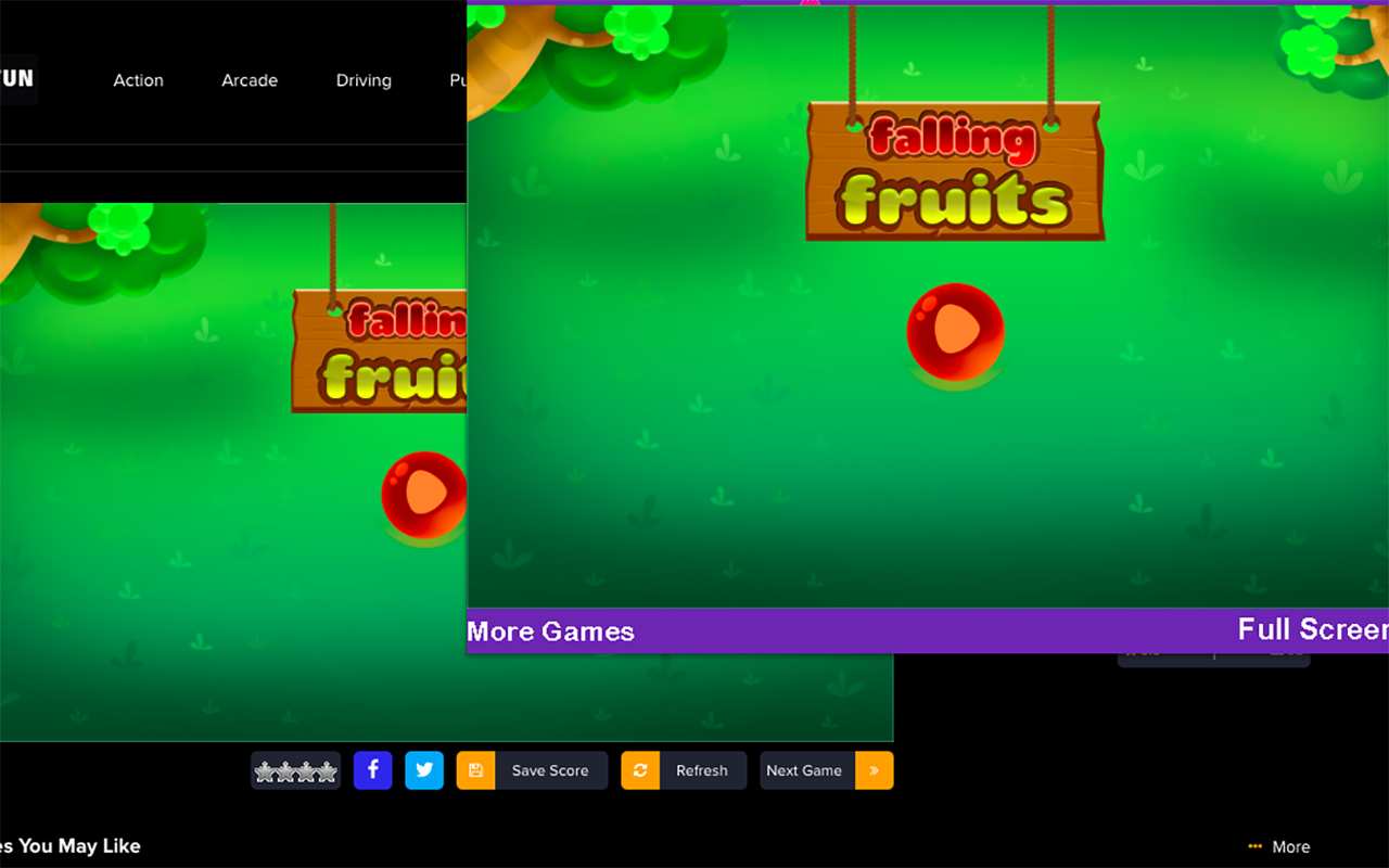 Falling Fruits - Html5 Game Preview image 1