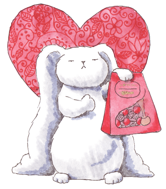 Candy Coat, Valentine's Day, funny bunny, humor