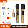 Micro Không Dây, Micro Đôi Hát Karaoke Mv01/ W003 , Chuyên Dành Cho Mọi Loa Kéo, Âm Ly - Tần Số 50, Hát Nhẹ Và Êm