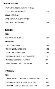 ARAB SHAWARMA menu 3