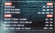 Shahi Cool Point menu 1